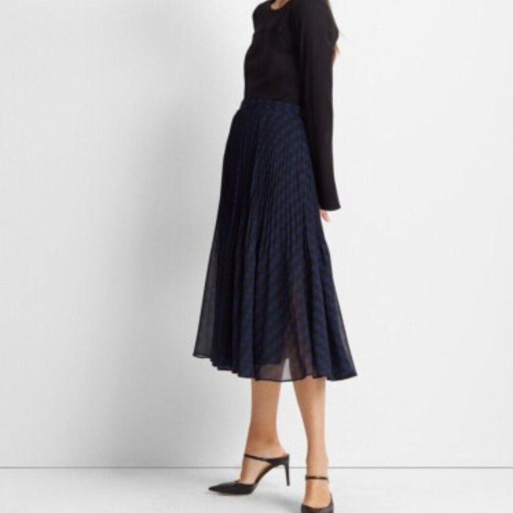Club Monaco Midi Pleated Skirt